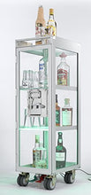 Skypak Mini trolley in vetro acrilico