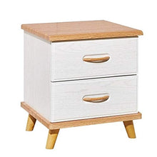 Comodino Comodino semplice nordico Moderno e minimalista Assemblaggio economico Comodino Camera da letto Due cassetti Armadietto angolare Facile Armadietto Tavolino multiuso Adatto Successivo ad un le