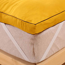 Yamyannie-Home Materasso futon Sleeping Materasso Tatami Pieghevole Roll Up Materasso rotolamento Bed (Colore : Giallo, Dimensione : 120x200cm)
