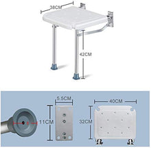 Anziani Bagno Sedia con braccioli e Schienale Bagno Sgabello Donna Incinta Bagno Sgabello Antiscivolo-Bath Chair