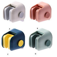 shunbang yuan Doccia Supporto della Testina Regolabile soffione Staffa a Parete di plastica fissato al Bagno Hanger, Bianco