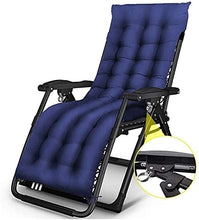 Sedia a sdraio da giardino reclinabile leggera oversize con chiusura a gravità zero in giardino e all'aperto Sedia a sdraio per la casa Sedia a sdraio pieghevole da spiaggia con tampone di cotone