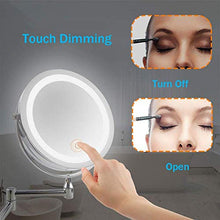 HGXC Specchio per Il Trucco Specchio cosmetico ingranditore 10X a 360 ° Specchio da Bagno Girevole allungabile su Due Lati per Bagno