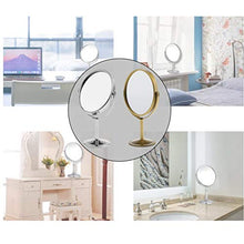 HomeDecTime - Specchi da barba con ingrandimento normale, 2 colori, 7,6 cm, per il bagno
