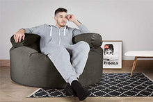 Lounge Pug®, Pouf Sacco Gigante 'Mammut', Velluto - Grafite