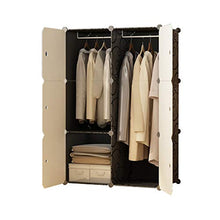 Armoire - Armadietto modulare da appendere, ideale per riporre libri, giocattoli, asciugamani, ecc., metallo, 75x47x111cm