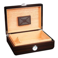 Cigar Humidor, Cigar Box Legno di Cedro Extra-Lucida Sigaro Umidificatore Casa Cedar Cigar Umidificatore (280 * 200 * 100Mm)