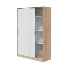 Habitdesign – Armadio a 2 ante scorrevoli, con 3 ripiani, dimensioni: 200 x 120 x 50 cm