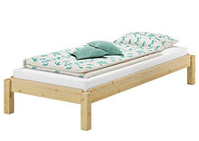 Erst-Holz Moderno futon Corto IMPILABILE 90x190 in Pino in 3 Varianti V-60.48-09-190, Accessori:Doghe in Assi di Legno rigide incl.