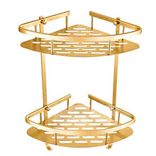 LiuliuBull W Bagno in Oro ripiano Doccia a Parete angolare cestello Shampoo stoccaggio Muro