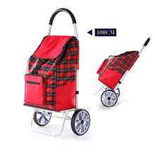 Carrello Carrello Pieghevole Carrello Portatile in Lega di Alluminio Portatile