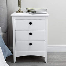 Belupai Comodino Bianco Comò Cassettiera Camera da Letto Comodino