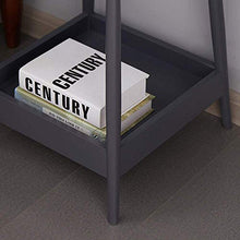 Diaod Comodino Stabile Comodino Comodino Comodino Stabile Facile Installazione, Nero