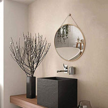 AJH Specchio da Parete, Specchi da Bagno, Specchio per Il Trucco di vanità Specchio ellittico Nordico Specchio per Il Trucco da Parete Specchio per Il Trucco Specchio per