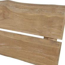 Gartentraum Panchina da Giardino in Teak a 2 posti Senza braccioli - Panchina in Legno Teon