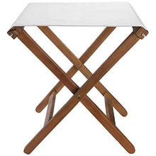com-four® Sgabello Pieghevole in Legno - Sedia Pieghevole compatta - Sgabello Pieghevole salvaspazio - Ideale per Giardino, Campeggio (1 Pezzo - Sgabello Pieghevole Marrone/Grigio)