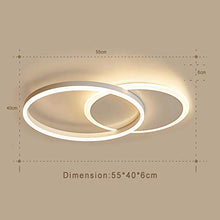 Moderna Soffitto Del LED, 36W 3600lm Alluminio Della Lampada Del Soffitto, 3000K ~ 6000K Dimmerabili, Luci Di Soffitto For Il Salone, Bambini, Camera Da Letto A Soffitto, Dimensione L55 * W40 * H6CM