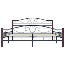 SKM Giroletto Nero in Metallo 180x200 cm (23.9kg)