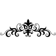 T-MK444 - Adesivi per testiera del letto, 45 x 140 cm, colore: Nero