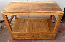 Marblechic - Mobile Bagno in Teak massello Piano in suar cm 100x50x78h Industrial arredo