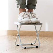 Delaman Sgabello Pieghevole, Sgabello Pieghevole Leggero Portatile per la Pesca Campeggio Casa Bagno Giardino Accessori per la casa