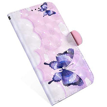 Saceebe Compatibile con Galaxy S10 Plus Custodia Pelle Cover a Libro 3D Custodia in Pelle con Cordino Portafoglio Flip Case PU Custodia Pelle Cover Protettivo Bumper Morbido,Farfalla#1