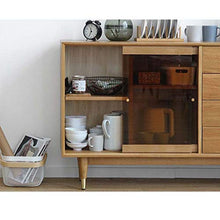 COUYY Credenza Semplice Moderna in Legno Massiccio Credenza Mobili Armadio Household Living Room Kitchen Cabinet Governo di immagazzinaggio