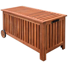 vidaXL Box per Cuscini Contenitore Stoccaggio Esterno Legno Acacia 118x52x58 cm