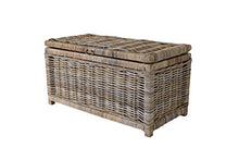 Sechome BM02 Baule cassapanca portaoggetti in Rattan Naturale (Small)