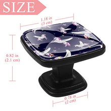 Pegasus e Unicorn Pomelli per Porta Set di 4 Pomelli per Mobili Manopole per Cassetti Cucina Armadio Vetro