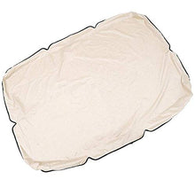 Cavis Altalena da Giardino con Soffitto Sostituibile, Altalena Impermeabile per Terrazza Esterna, Tessuto Oxford 3 Posti 210D: 190X132X15 Cm