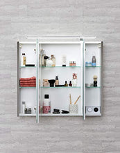 Schildmeyer Armadietto a Specchio, Holz, Grigio, 70.0x17.0x67.0 cm