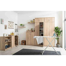 DEINE TANTE EMMA 002645 Kiel 3A - Comò con 2 ante e 2 cassetti, 74 x 111 x 35 cm, colore: Bianco