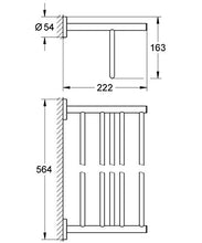 GROHE Porta Salviette Multiplo Baucosmopolitan Neutral 40462001