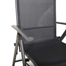 Ambientehome Alu Relaxsessel Korfu Anthrazit Circa 73x60x114 cm Poltrona, Antracite