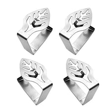 EVENN 4PCS Supporto per tovaglia ispessito forte panno clip copertura tavolo morsetti luna