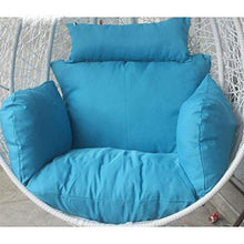 ZHBH - Cuscino per sedia a dondolo da appendere, impermeabile, addensato da appendere, per patio, giardino, multicolore a scelta, 90 x 120 cm