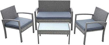 Balcone Set, Seduta di mobili da giardino, Park Lounge Seat Group Mobili da giardino Set,B