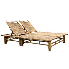 vidaXL Lettino Prendisole 2 Posti Schienale Regolabile Sdraio Lounge Giardino