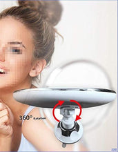 Kaper Go. Vanità Specchio di Trucco, Touch Screen LED 10x di Trucco dello Specchio Desktop Rotazione di 360 Gradi Trucco specchi Rotondi Ventosa ingrandimento