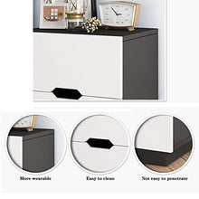 Comodini Camera Comodino 2 cassetti Camera Bagagli Governi Moderna Comodino in Legno per Soggiorno, Camera (Color : White, Size : 40x30x45cm)