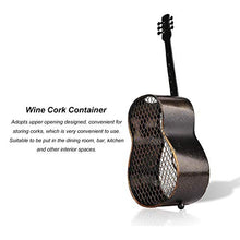Atyhao Chitarra a Forma di Rete in Ferro Wine Cork Container Wine Bottle Stopper Organizer Wine Cork Holder Wine Barrel Cork Holder Handcrafts Home Office Decoration13,8x5,1 Pollici