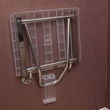 SHOUTAOS Casalinghi Bagno Sgabello Pieghevole, Bathroom Wall Sgabello, Plastica Pannello di Vasca da Bagno Sgabello, Semplice Scarpa da Banco CLKMRY (Color : Gray)