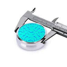 Sage WOD - Contenitore rotondo per pillole, 3 scomparti, in metallo, per medicina e vitamine, per viaggi all'aperto
