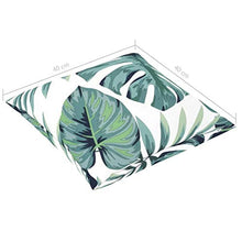 Cuscino spalliera per divani, Cuscini per Divani su Pallet, 4 pz, Antracite in Tessuto, Antracite e Verde