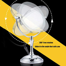Specchio per il Trucco, Desktop con Luce Soffusa a LED Che Oscura Trucco a Rotazione a 360 ° R01 Trucco