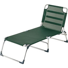 Lettino Amigo XL40 Art. 036TXVS Telaio Alluminio Textilene Verde Scuro