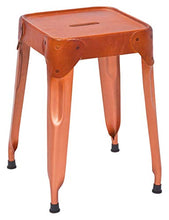 Links - Urban A21 - Set 4 sgabelli. Dim: 35x35x45 h cm. Col: Marrone. Mat: Metallo.