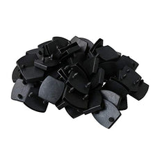 Yibuy - Supporti di ricambio per doghe del letto, 50 unità, in plastica, lunghezza: 53 mm