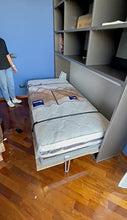 Venatura Store Letto a Scomparsa Orizzontale Singolo Easy Bed, 205x40xH108 cm, Bianco/Bianco